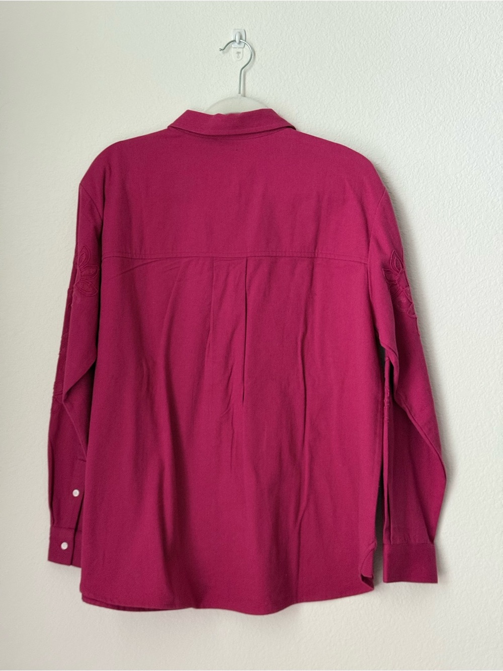 Sezane Nina Shirt in Fuschia (Size38) - Picture 6 of 6